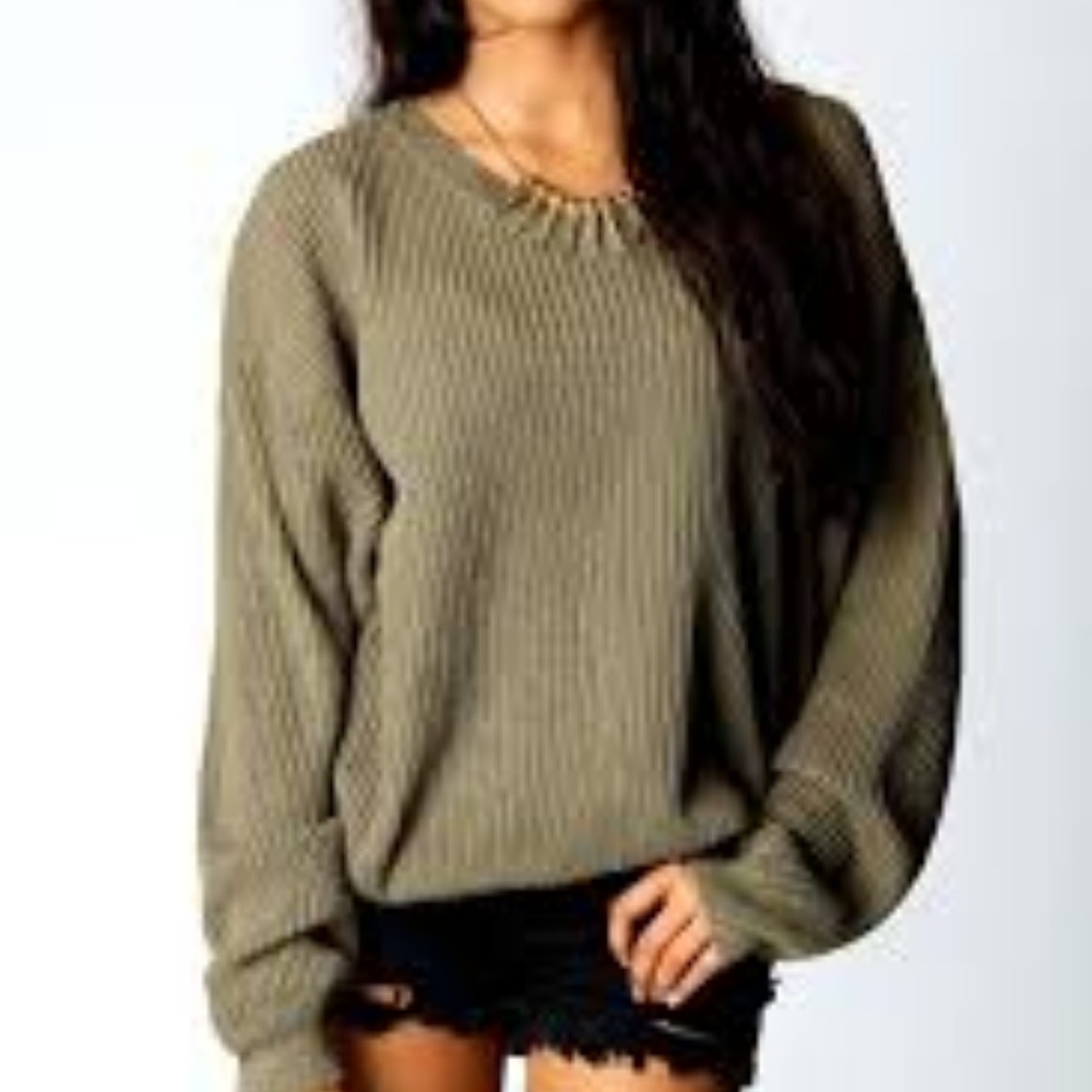 Oversized Thick Knitted Chunky Sweater NWT - Picture 1 of 1